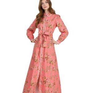 Trish Scully Gia Maxi Dress Size XL in Coral